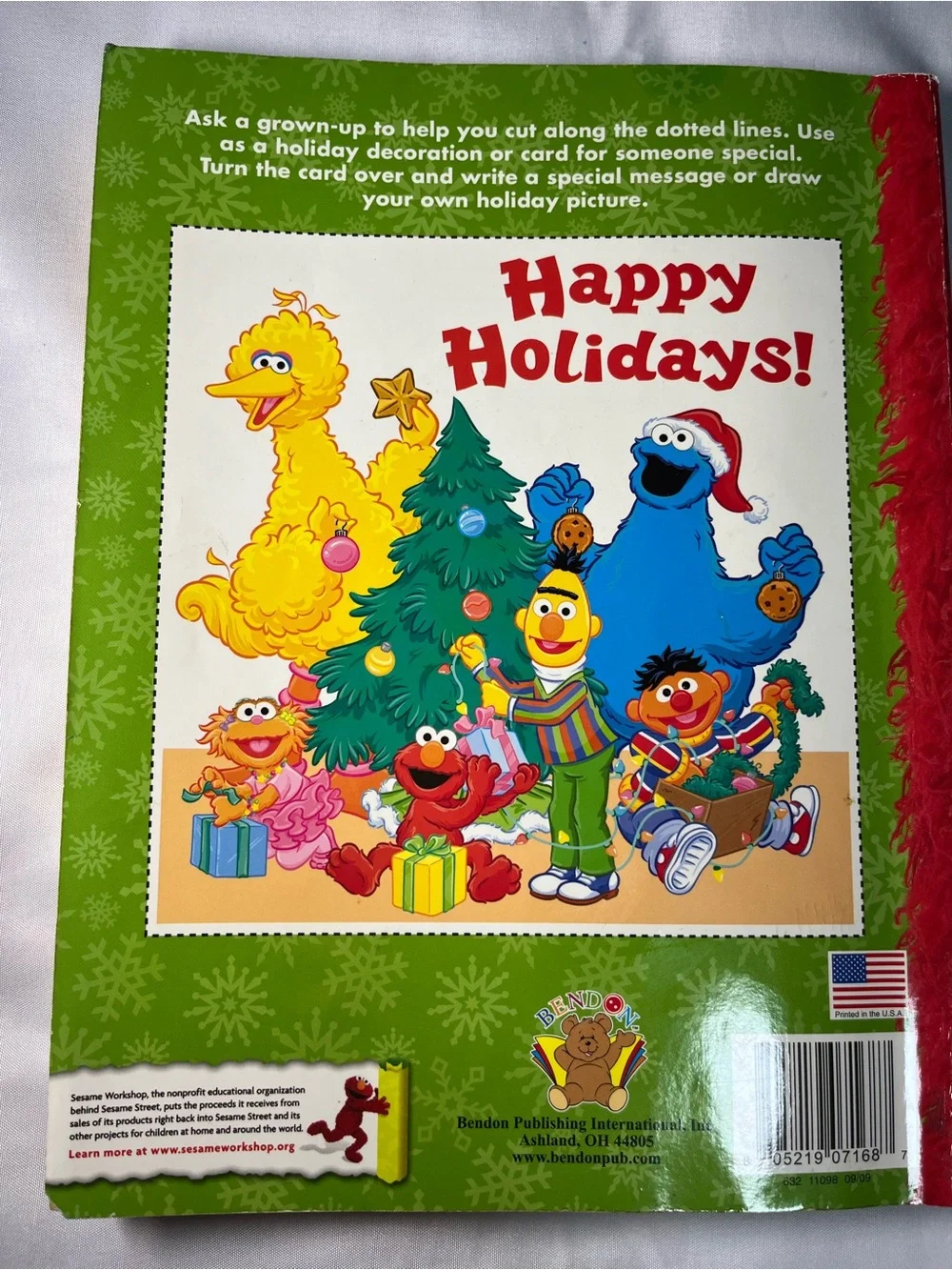 2009 Sesame Street A Flurry of Friends Coloring Activity Book 288 Pages New